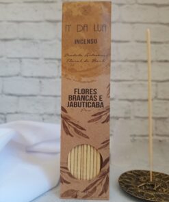 Incenso Néctar da Lua Flores Brancas e Jabuticaba Paz