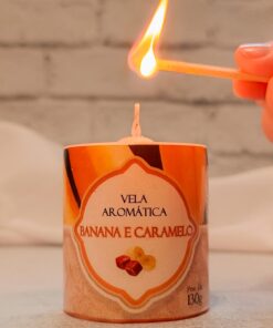 Vela Aromática Banana e Caramelo 130 g