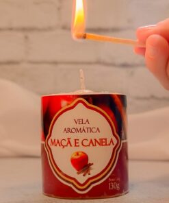 Vela Aromática Maçã e Canela 130 g