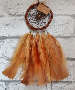 Filtro dos Sonhos Marrom com Olho de Tigre