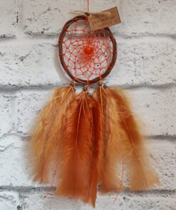 Filtro dos Sonhos Laranja com Ágata Vermelha