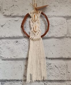 Filtro dos Sonhos de Macramê com Búzios