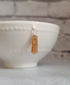 Pingente Prateado Ágata Vermelha Obelisco