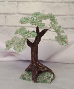 Árvore de Quartzo Verde 15 cm