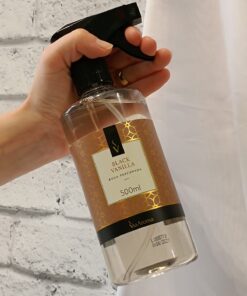 Água Perfumada Para Tecidos Via Aroma Black Vanilla 500 ml