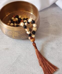 Japamala de Açaí 108 Contas Preto