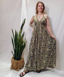 Vestido Longo Alcinha Costas Abertas