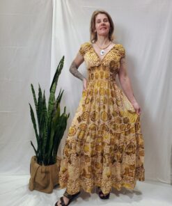 Vestido Longo Ciganinha