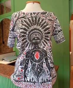 Camiseta Indígena Folhas P