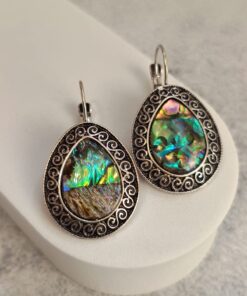 Brinco Prateado Abalone