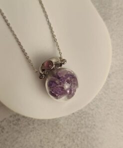 Colar Semijoia Poção de Ametista