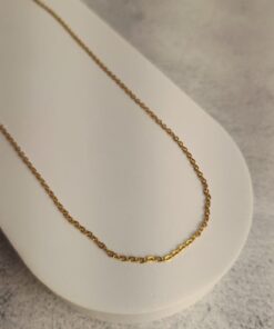 Corrente Dourada Aço Inox