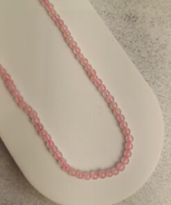 Choker Esferas de Quartzo Rosa