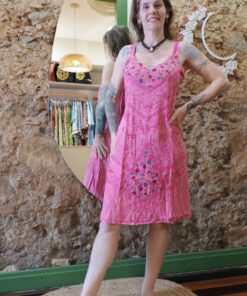 Vestido Indiano Estonado Curto