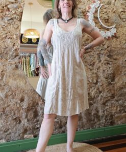 Vestido Indiano Estonado Curto