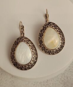 Brinco Prateado Madrepérola