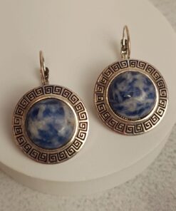 Brinco Prateado Sodalita