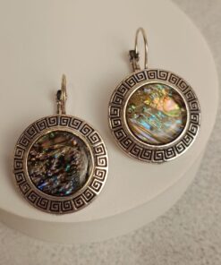 Brinco Prateado Abalone