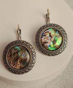 Brinco Prateado Abalone