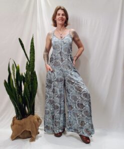 Macacão Alcinha Elástico Nas Costas