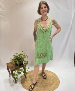 Vestido Indiano Estonado Curto