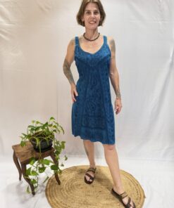 Vestido Indiano Estonado Curto