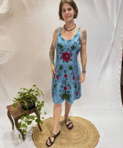 Vestido Indiano Estonado Curto