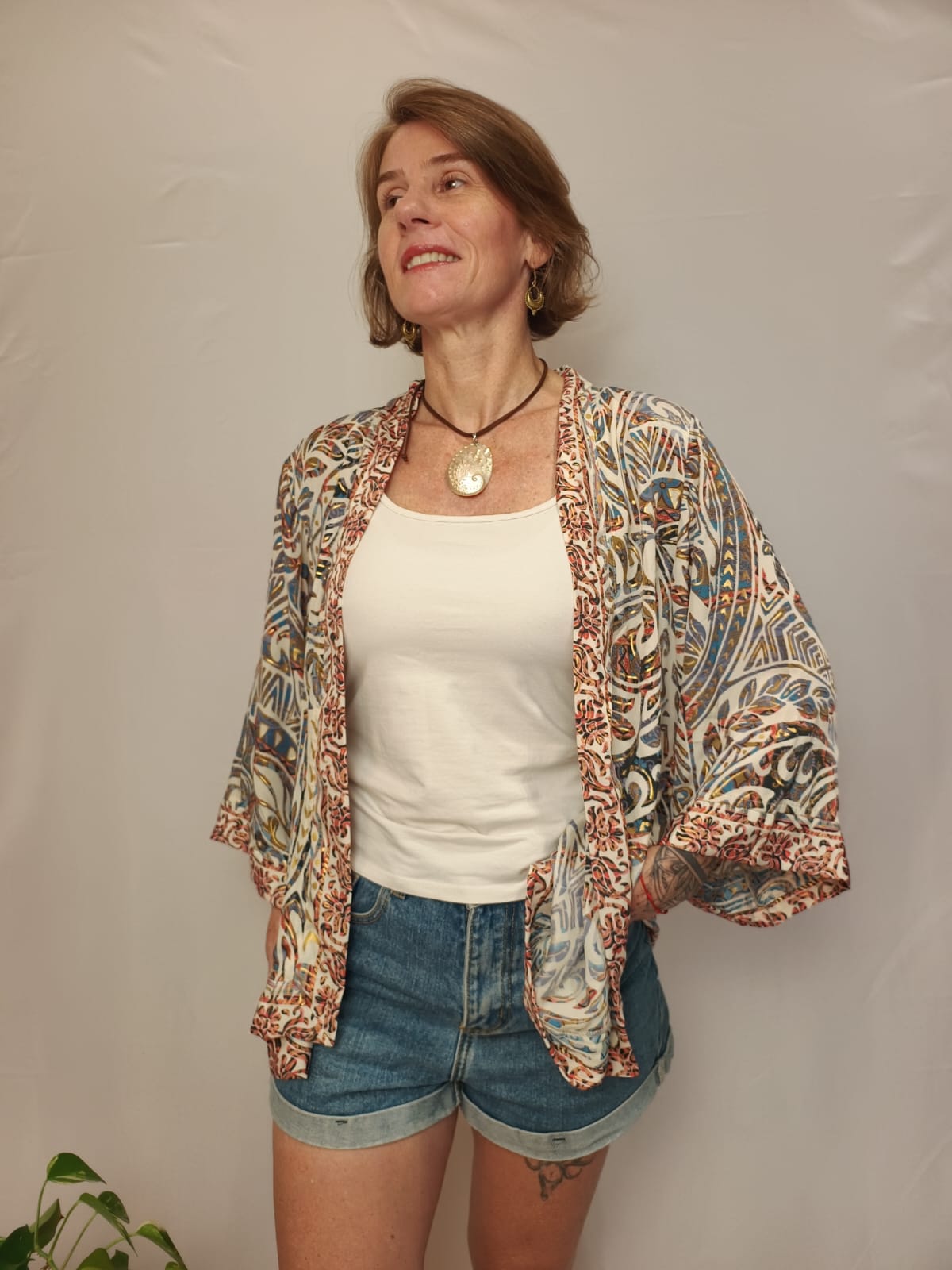 Kimono Indiano Curto