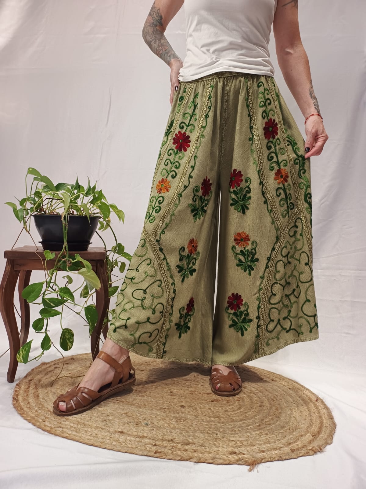 Calça Indiana Estonada Pantalona