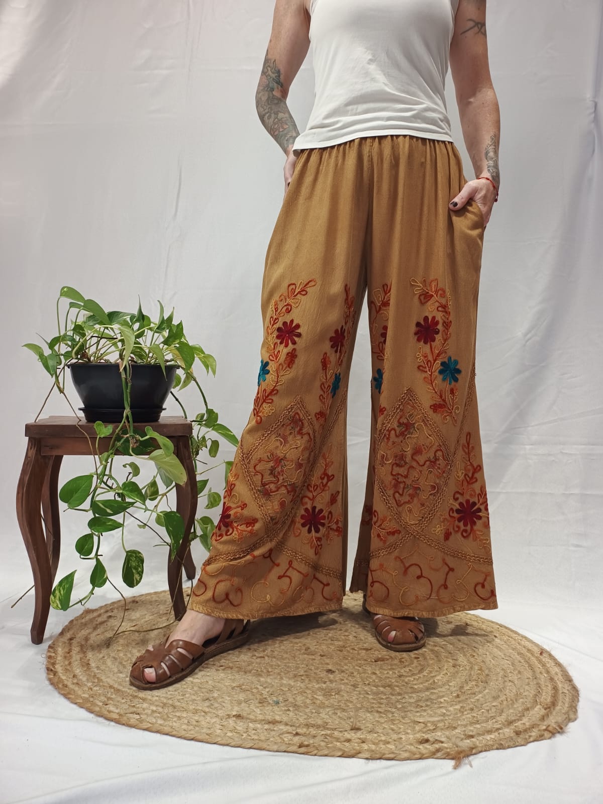 Calça Indiana Estonada Pantalona