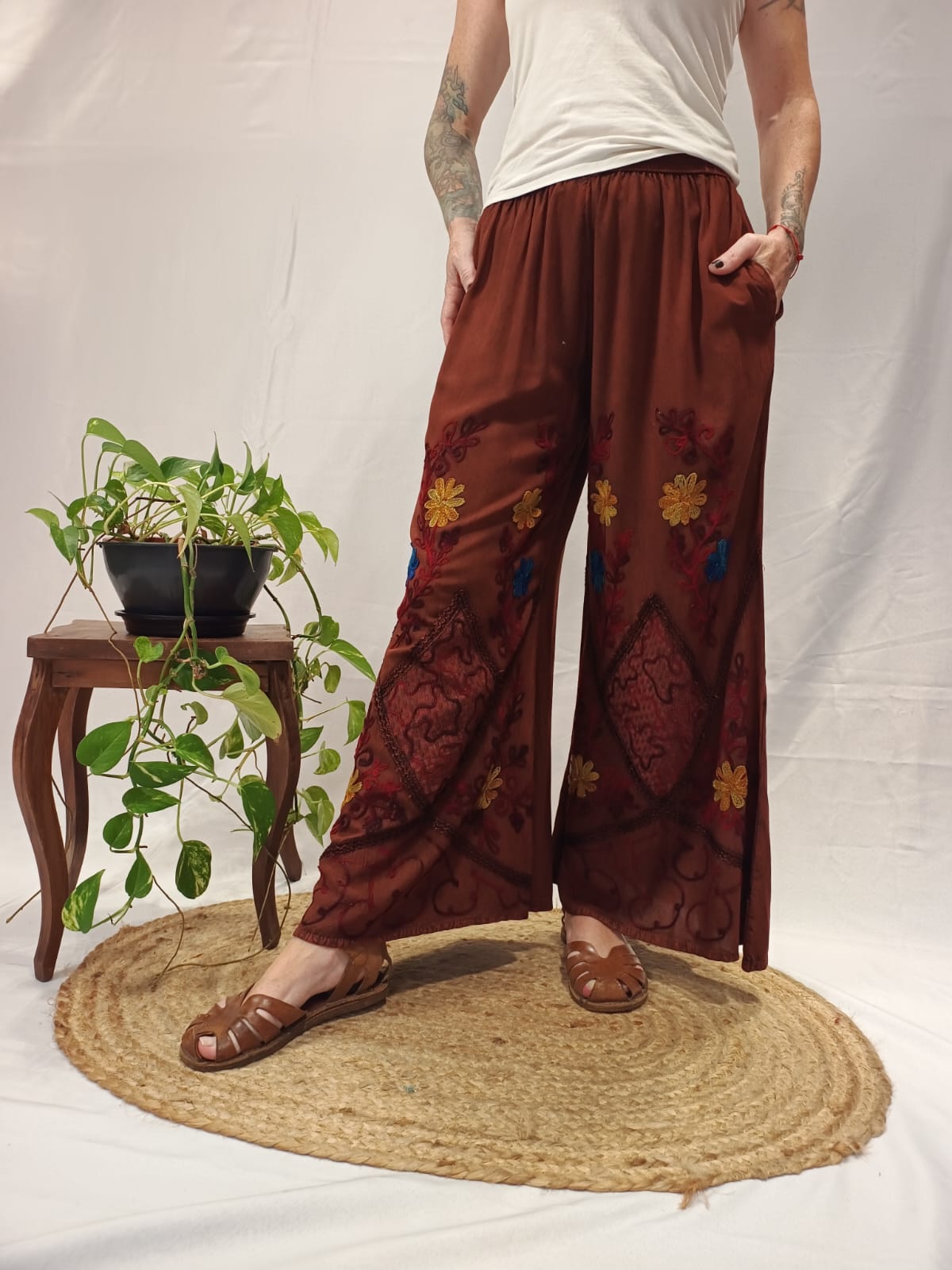 Calça Indiana Estonada Pantalona
