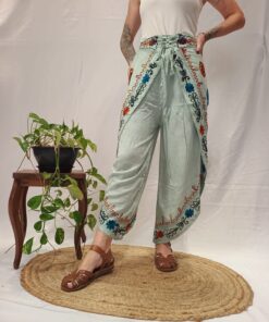 Calça Indiana Estonada Com Fenda G