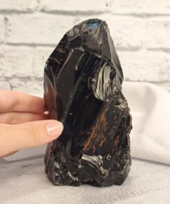 Base Serrada De Obsidiana 14 cm