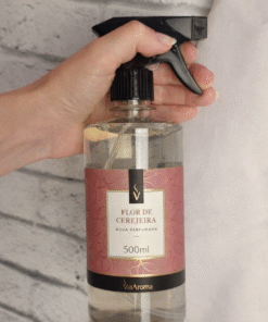 Água Perfumada Para Tecidos Via Aroma Flor De Cerejeira 500 ml