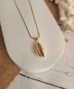 Pingente Dourado Búzio