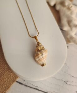 Pingente Dourado Concha