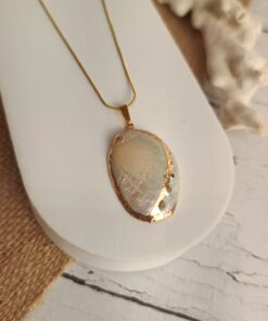 Pingente Dourado Concha