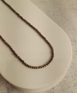 Choker Multifacetada Pirita
