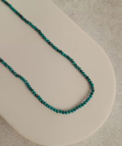 Choker Multifacetada Turquesa