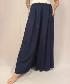 Calça Viscose Pantalona Lisa