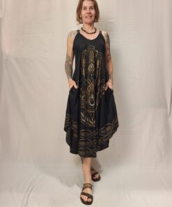 Vestido Viscose Trapézio