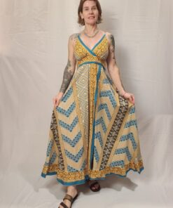 Vestido Indiano Algodão Alcinha