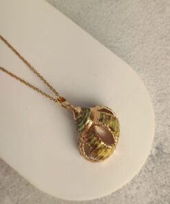 Pingente Dourado Concha