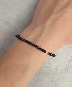 Pulseira de Obsidiana Multifacetada