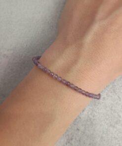 Pulseira de Ametista Multifacetada